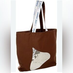 KISSES Sequin Tote Bag